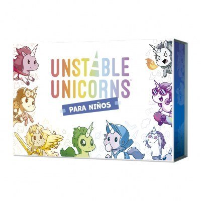 Juego de mesa unstable unicorns para niños edad recomendada 6 años