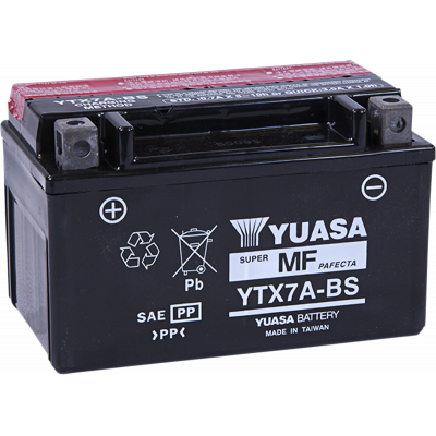 Baterías sin mantenimiento AGM YUASA YTX7A-BS(CP)