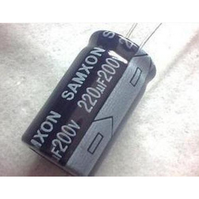 Condensador Electrolítico 2PIN 220uF 200Vdc 105ºC