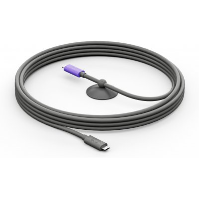952-000195 cable USB USB 3.2 Gen 2 (3.1 Gen 2) 5 m USB C Grafito, Violeta