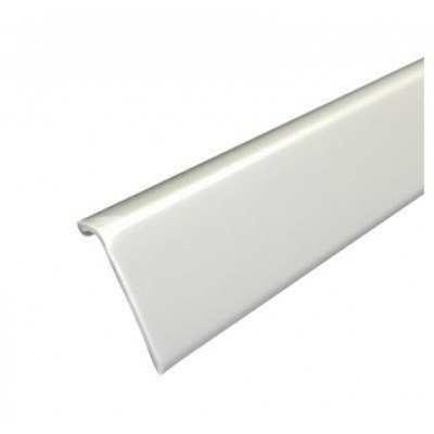 PAQUETE 2 PERFILES TERMINACIÓN PVC MELAMINA ALU 1000 X 35 X 2 MM