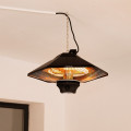 Calefactor de exterior halógeno Cecotec ReadyWarm 2000 Power Ceiling, 2.000 W, 3 potencias, con mando a distancia, negro - imagen 5