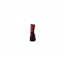 Mondial CR04 cortapelos recargable cuchillas acero inoxidable rojo negro