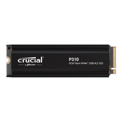 Disco duro interno solido ssd crucial p310 1tb m.2 nvme pci express 4.0 heatsink