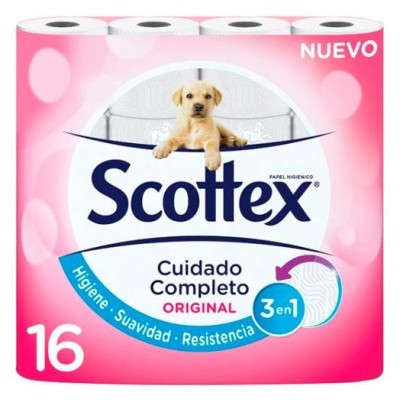 Rollo Papel Higiénico Doble Capa - Pack de 16 unidades