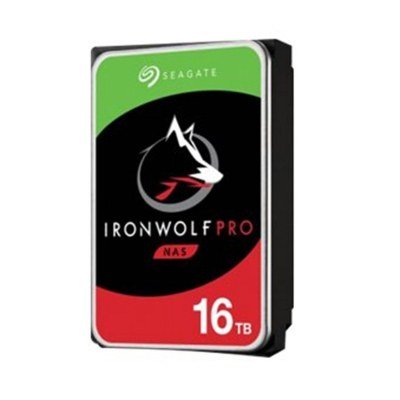 Disco duro interno hdd seagate ironwolf nas st16000ne000 16tb 3.5pulgadas 7200rpm - 256mb - sata 6gb - s
