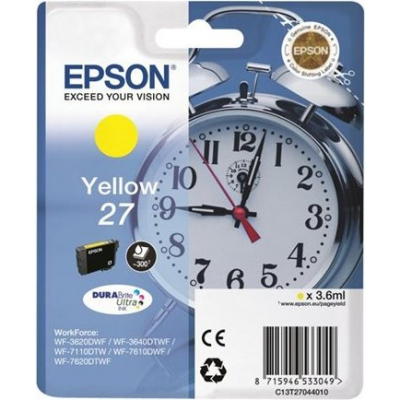 CARTUCHO EPSON 27 AMARILLO ETQ RF