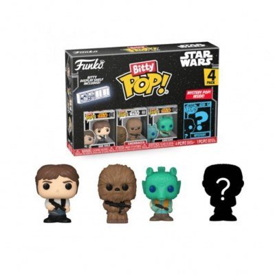 Bitty pop funko star wars han solo 4pk