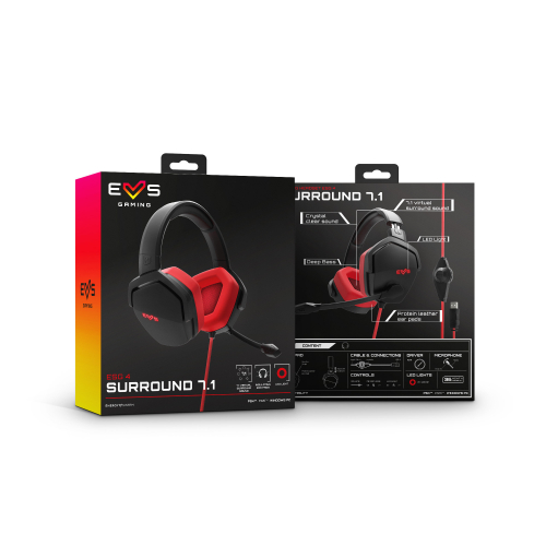 Energy Sistem Gaming Headset ESG 4 Surround 7.1 Red