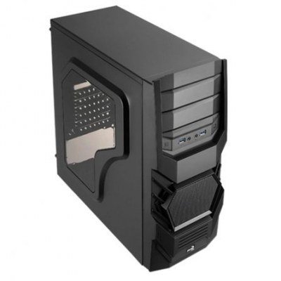 CAJA SEMITORRE AEROCOOL CYCLOPS ADVANCE NEGRA - 2x 5.25 / 4x 3.5 / 2x 2.5 - VGA MAX. 390MM - 2x USB 3.0 - ATX / MICRO ATX / MINI ITX