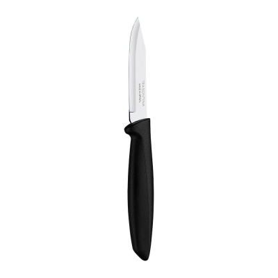 Cuchillo para legumbres y frutas 3 plenus negro 7,62 cm