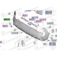 PARACHOQUE TRASERO 2024- (O)