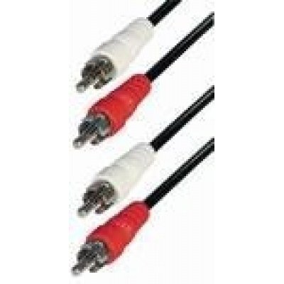Cable RCA 2 Machos a 2 RCA Machos 20m