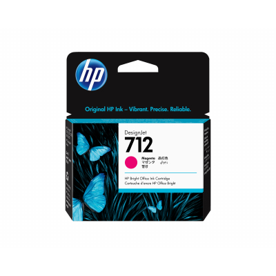 HP - Cartucho de Tinta DesignJet 712 magenta de 29 ml