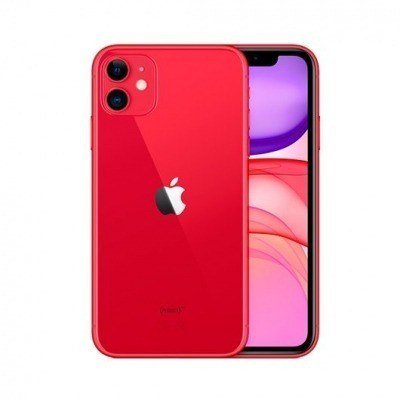 Telefono movil smartphone apple iphone 11 64gb red sin cargador - sin auriculares - a13 bionic - 12mpx - 6.1pulgadas