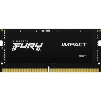 Memoria RAM Kingston FURY Impact 16GB/ DDR5/ 5600MHz/ 1.1V/ CL40/ SODIMM