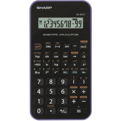 EL-501X calculadora Bolsillo Calculadora científica Negro, Violeta