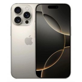 Teléfono móvil Smartphone Apple iPhone 16 Pro, 8GB, 256GB, Titanio Natural