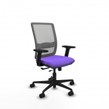 Piqueras y Crespo Haches traslack malla gris bali lila brazos 2D base nailon ruedas 65mm nailon