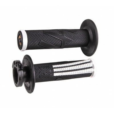 Puños ODI Emig Pro V2 Lock-On Negro/Blanco H36EPBW