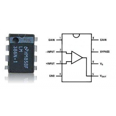 LM386N-1 Circuito Integrado Amplificador 8pin