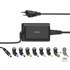Hama PC Cargador universal portátil 8 adapt. de 15-19V/45W