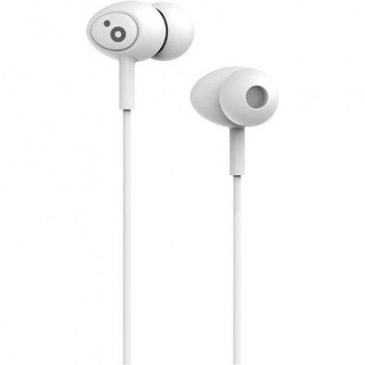 AURICULARES INTRAUDITIVOS SUNSTECH POPS WHITE - 100-10000HZ - MICRÓFONO INTEGRADO - JACK 3.5MM - CABLE 1.2M