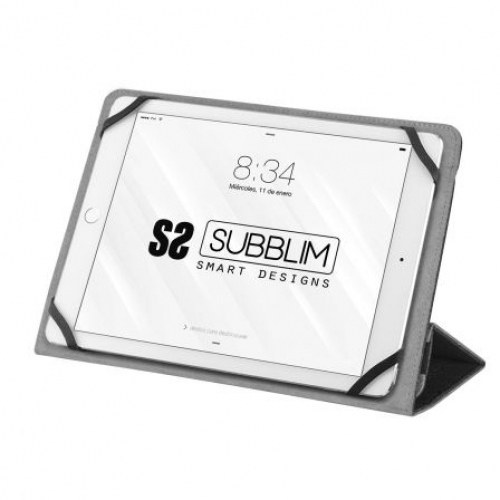 Funda Subblim Clever Stand para Tablets de 10.1-11/ Negra