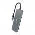 Aisens - Hub Usb 3.2 Gen2 10G Usb-C, Usb-C/M-2Xusb-C/H-2Xusb-A/H, Gris, 15Cm