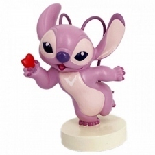 Figura enesco disney lilo & stitch - angel con corazon