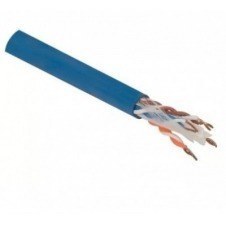 Cable UTP WAM CAT6-AZUL, 305 m, Azul, Interior, 30% cobre