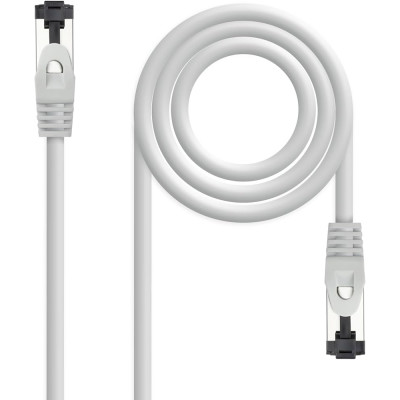 Nanocable Cable red Cat. 8.1 2GHZ SSTP Gris 10m