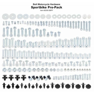 Pack de tornillería Bolt motos deportivas HONDA-KAW-SUZ-YAM 2006-SBPP