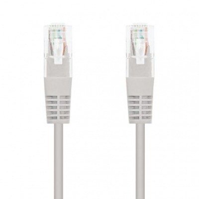 Cable de Red RJ45 UTP Nanocable 10.20.0401 Cat.6/ 1m/ Gris