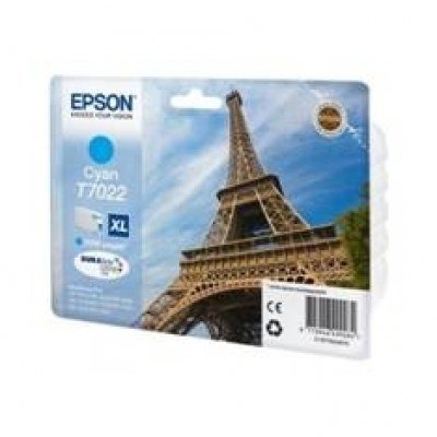 Cartucho tinta epson t702240 cian alta capacidad wp4000 - 4500 2400pag - torre eiffel