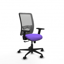 Piqueras y Crespo Zulema sincro malla gris bali lila brazos 2D base nailon ruedas 65mm nailon