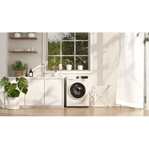 Lavadora Midea MF110W80BA10/W-ES, 8 kg, 1400 rpm, clase A-10%, blanco - imagen 2