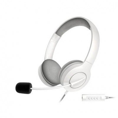 Auriculares micro energy sistem office 3 blanco supraural - 40mm - jack 3.5mm - antipop - 20hz - 32ohms