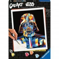 Kit para pintar con números ravensburger creart serie trend c star wars: darth vader
