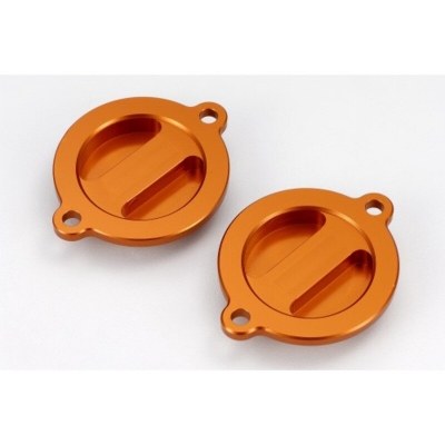 Tapa filtro de aceite naranja Ktm ASOC-15-OR