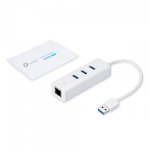 TP-LINK UE330 Adaptador de Red USB 3.0 Gigabit + 3 USB