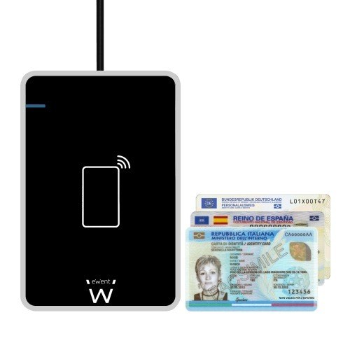 EWENT EW1053 Lector DNI - Tarjetas inteligentes NFC - [40] Ewent