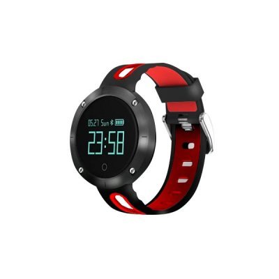 RELOJ DEPORTIVO BILLOW XS30 NEGRO/ROJO - BT 4.0 - DOBLE SENSOR - PANTALLA 0.95/2.41CM OLED - TENSIOMETRO - BATERÍA 120MAH - RESISTENTE AL AGUA