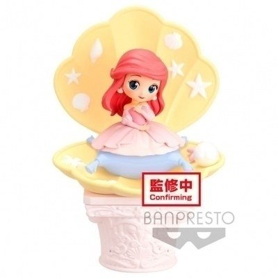 Figura banpresto q posket disney la sirenita ariel vestido rosa ver. b