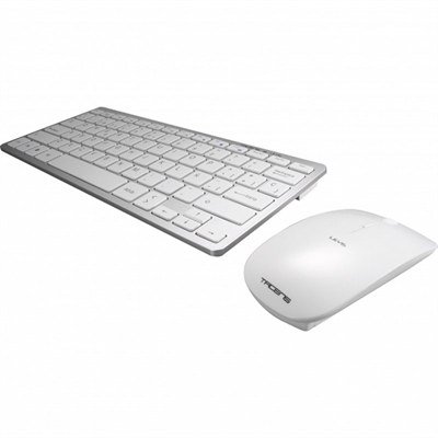 Kit teclado + raton inalambrico tacens levis usb blanco 6leviscombov2