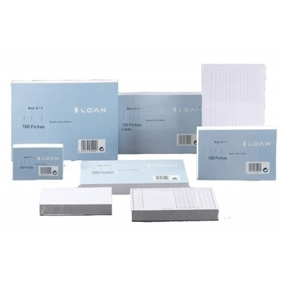 FICHAS LOAN RAYADAS 125x200 (Paq.100)