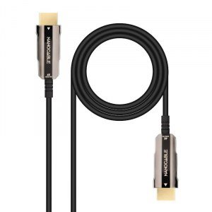 Cable HDMI Nanocable, V2.0, AOC, 4K@60Hz, 18Gbps, 10 metros