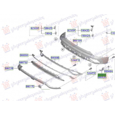 SOPORTE LATERAL PARA PARACHOQUE TRASERO(O)