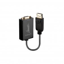 Lindy 41006 adaptador de cable de v?deo 0,15 m VGA (D-Sub) DisplayPort Negro