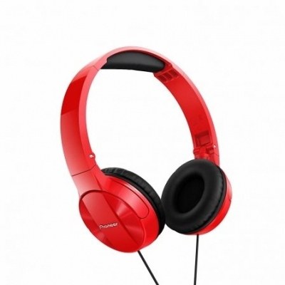 AURICULARES PIONEER PURE SOUND SE-MJ503-R ROJOS - DRIVERS 30MM - 10-24000HZ - 100DB - DIADEMA ANCHA - DISEÑO PLEGABLE